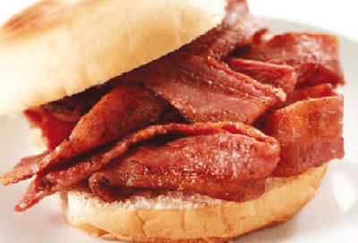 Bacon bun